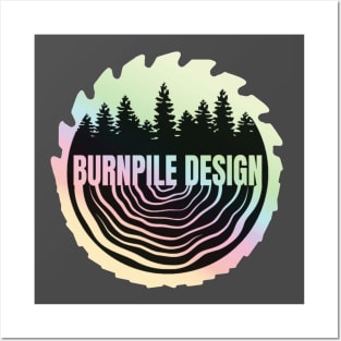 Burnpile Design Logo Posters and Art